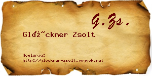 Glöckner Zsolt névjegykártya